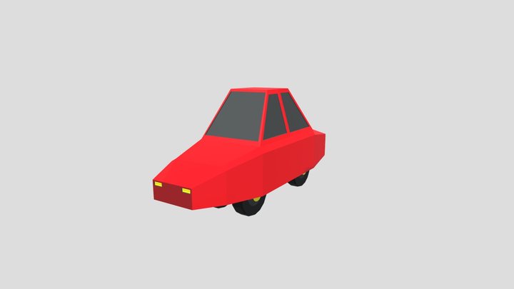 LowPolyCar 3D Model