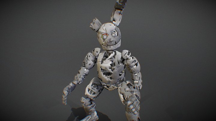 Glitchtrap FNAF VR Free 3D Model in Other 3DExport