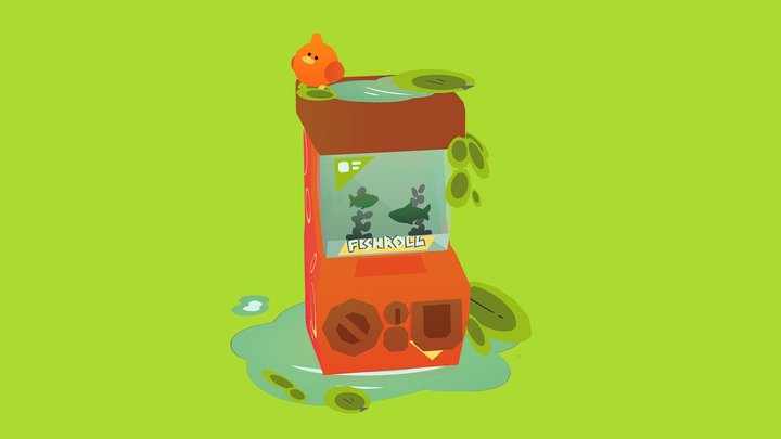 Fishy Gachapon 3D Model