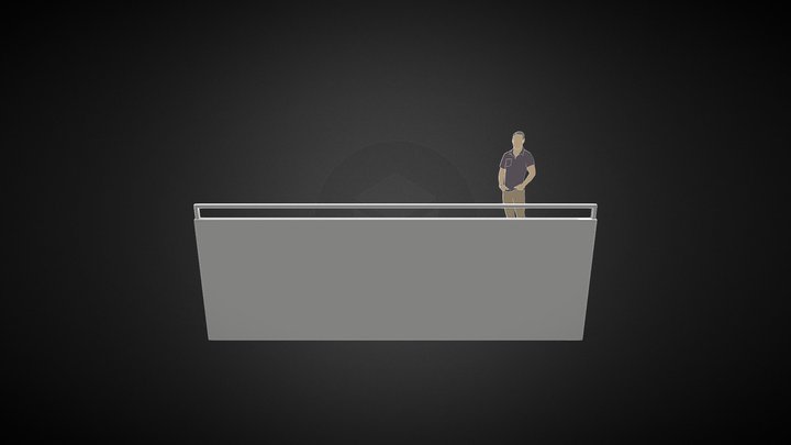 Stand Up Paddle 3D Model