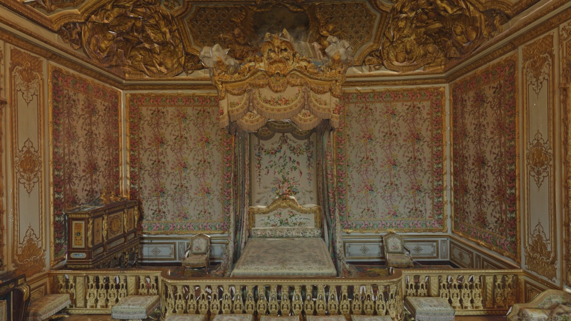 Мона версаль. Версальский дворец 3д модель. Дворец и парк в Версале Франция.