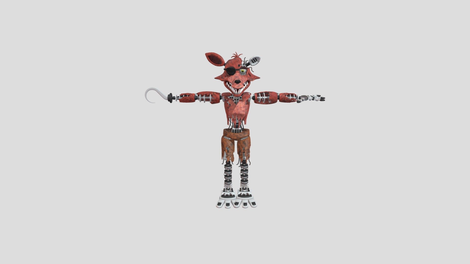 Withered Foxy HD wallpaper