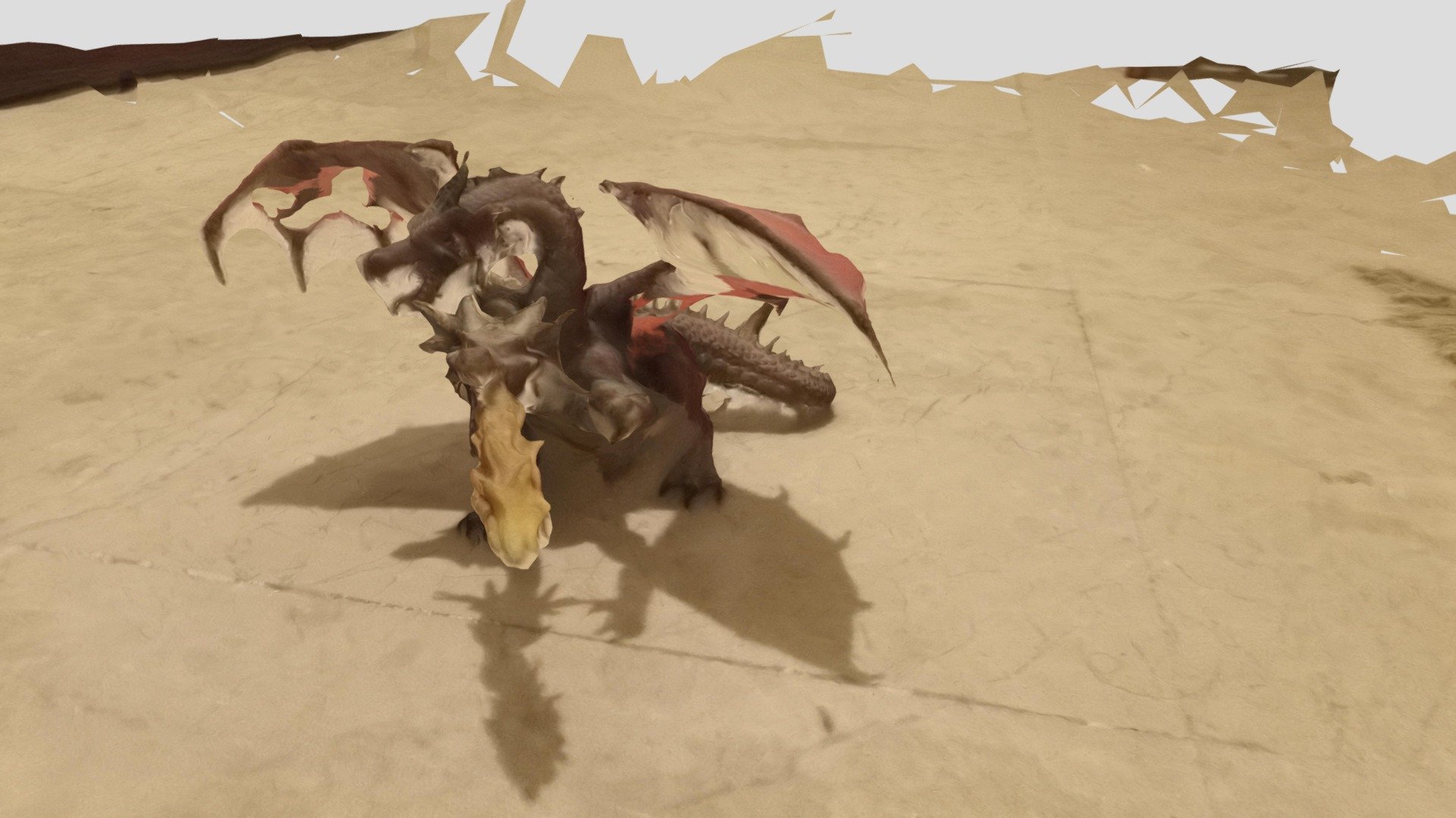 My model of a two-headed dragon.