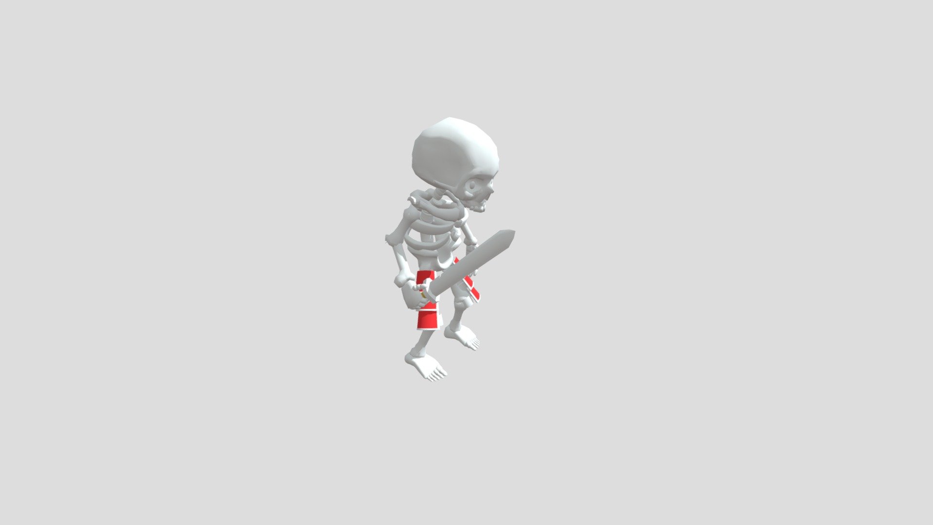Skeleton Animated - 3D model by SAZXARTS (@xsnipo21) [548cd4d] - Sketchfab