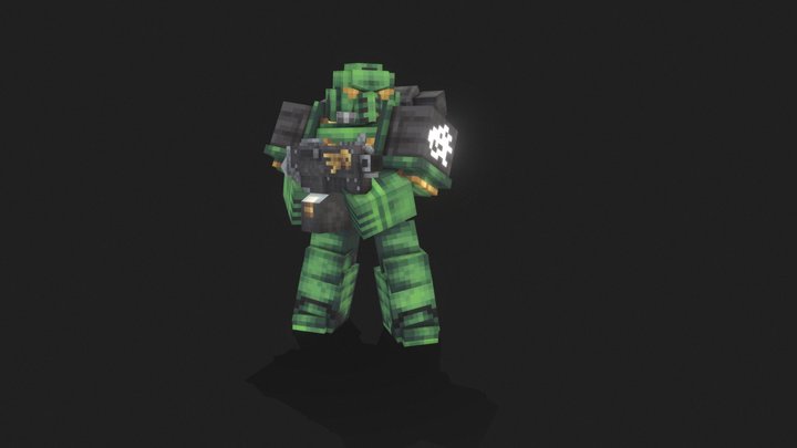 WARHAMMER 40K: Salamander 3D Model