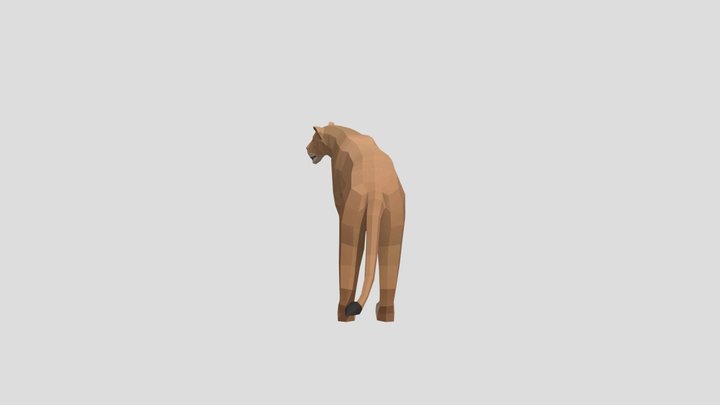 AmericanLion 3D Model