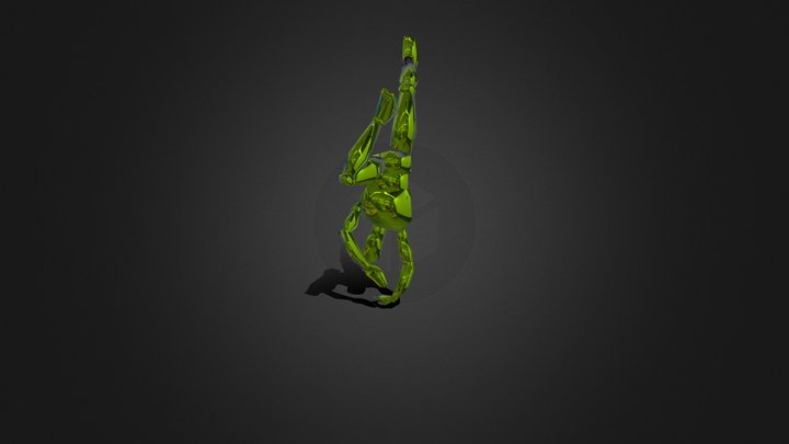 664230011_human model BREAKDANCE 1990 3D Model
