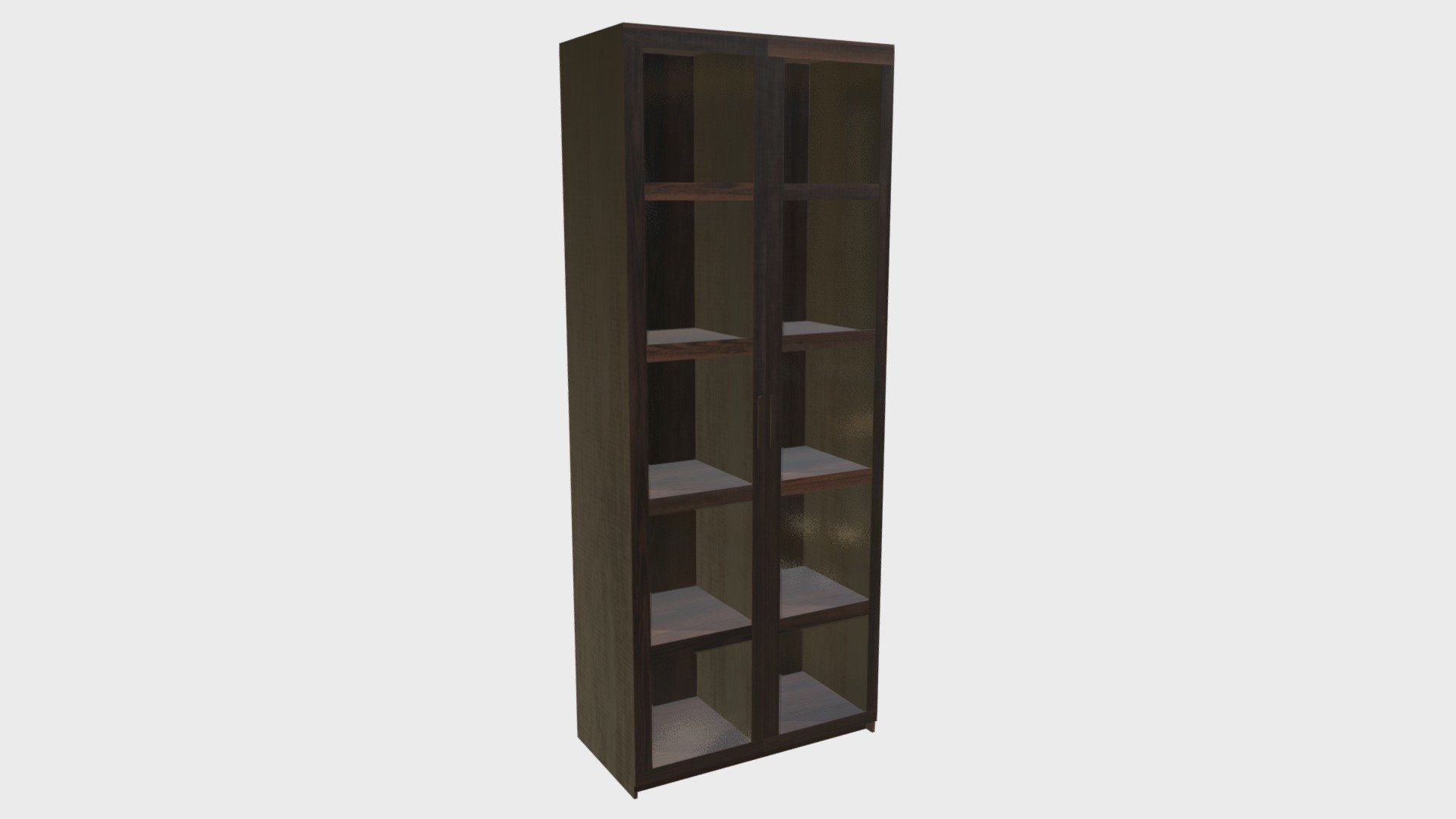 Window cabinet bookcase - Buy Royalty Free 3D model by ...