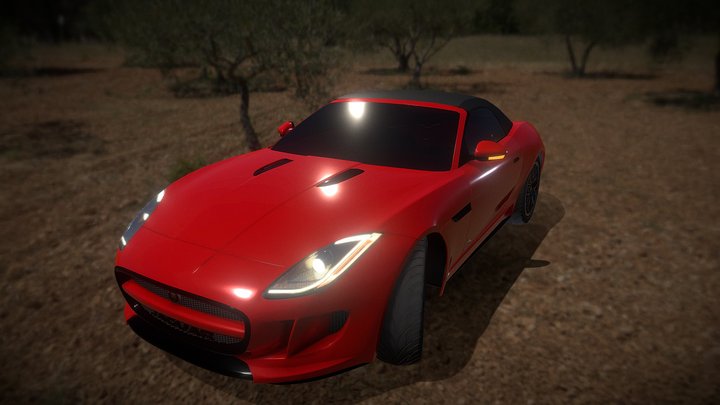 Jaguar F-type 3D Model