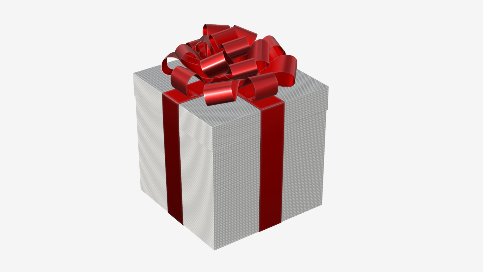 3D model gift box - This is a 3D model of the gift box. The 3D model is about shape.