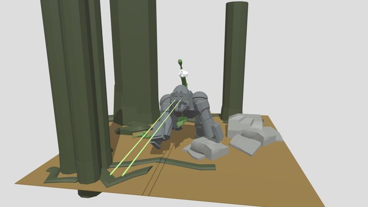 Mecha Gorilla 3D Model