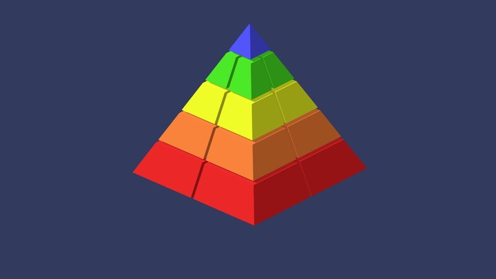 Pirâmide de Maslow (19) 3D Model