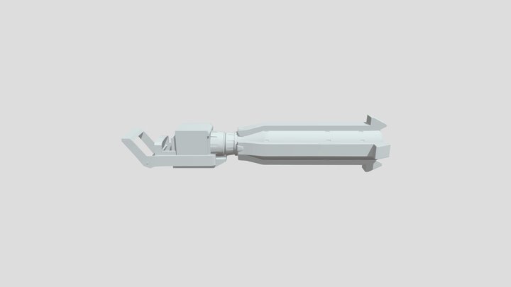 Rock Cannon 3D Model
