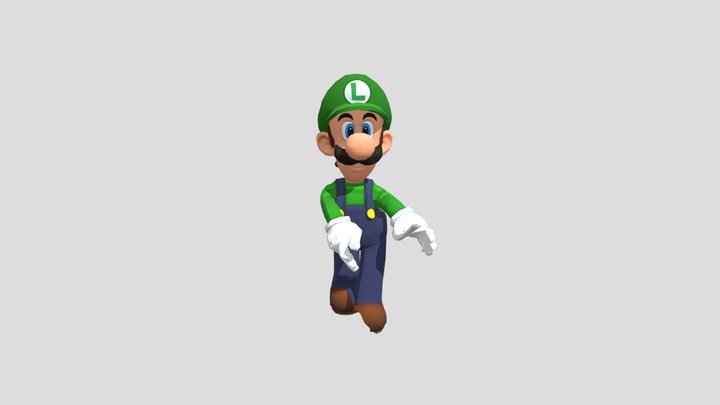 Luigi Salsa Dancing from Super Mario 3D Model