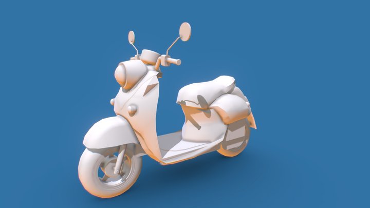 3December - Day2 - Scooter 3D Model