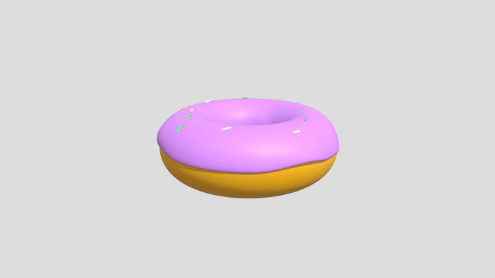 Donut 3D Model
