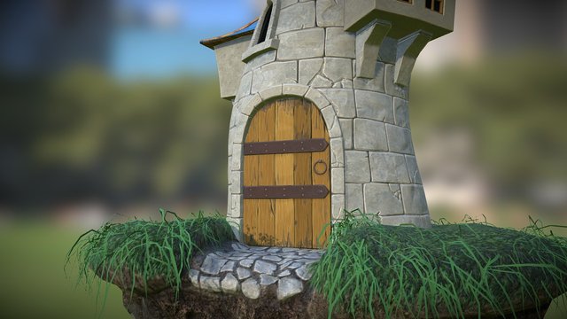 Fairytale castle 3D Model