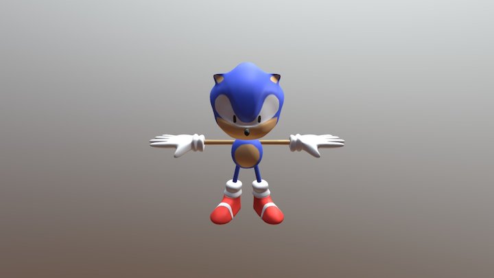 Sonic Sculpt 3D Model