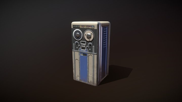 Rust Workshop: Mainframe Fridge 3D Model