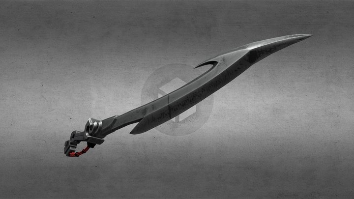 Strange sword 3D Model