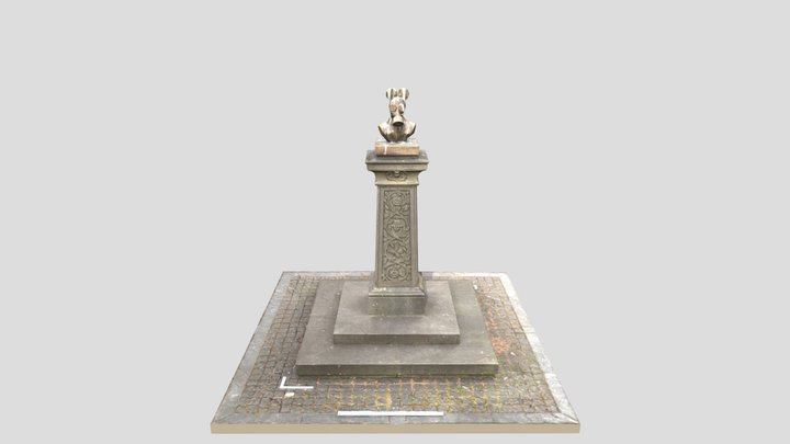 Venomouse Art Sculpture at Glasgow Cathedral 3D Model