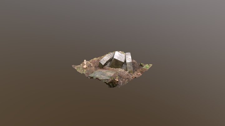 Gravesite of Elwyn, Kate and Andrew Weatherwax 3D Model