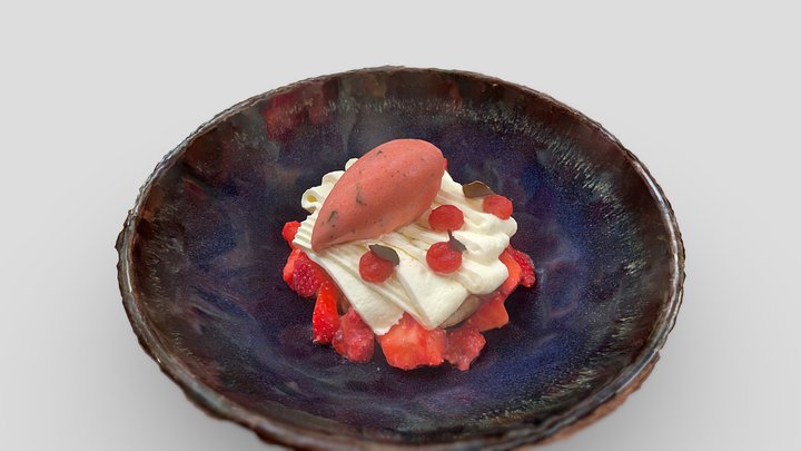 Fresh strawberry cake – Modelo 3D gratuito STL