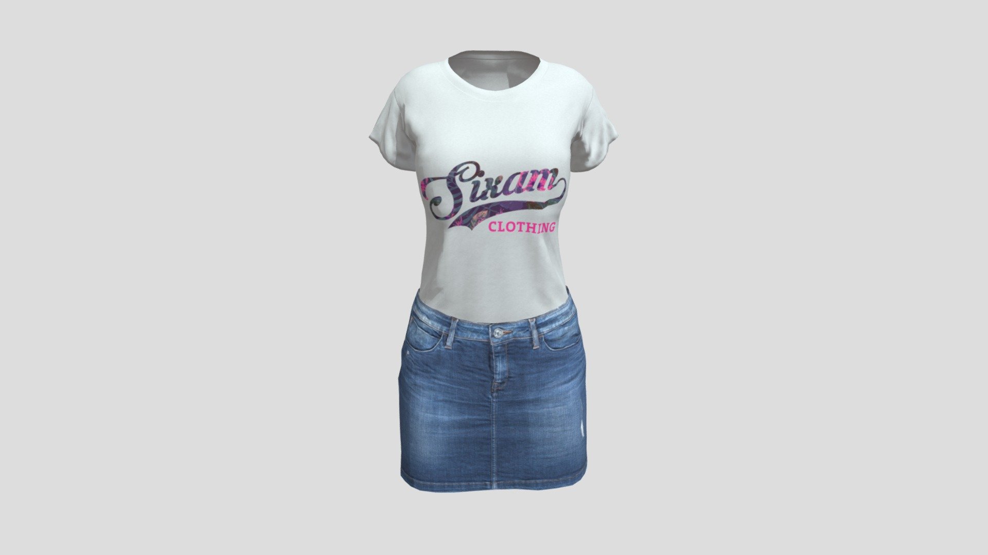 Woman Mini Skirt