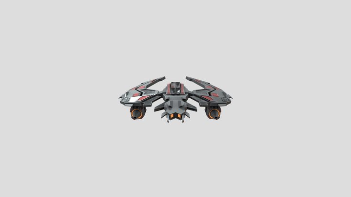Spaceship 3D Model