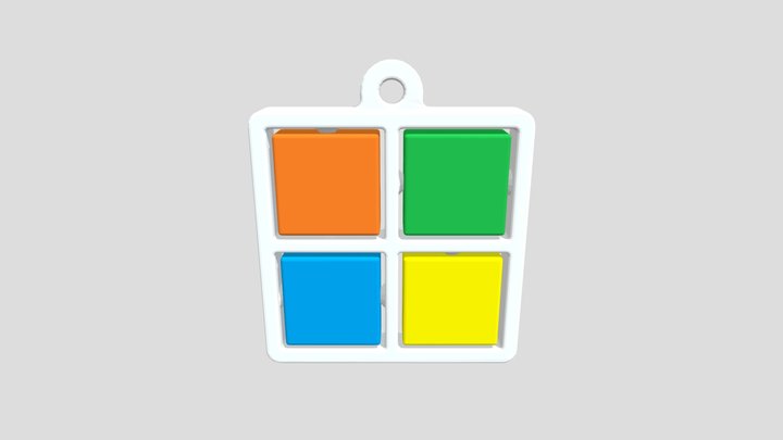 Windows keychain-3D Builder 3D Model