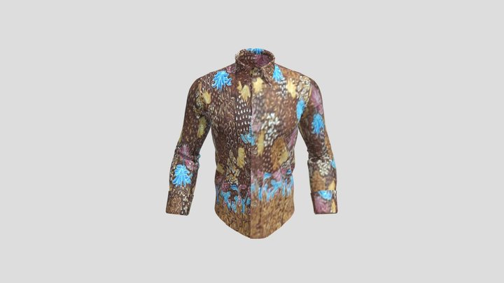Kemeja Batik 3D Model