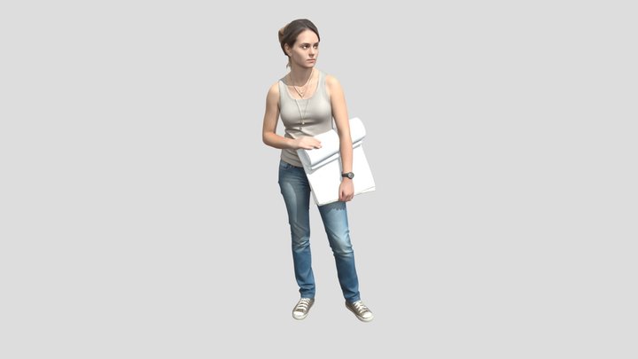 Carrying Blueprints – Modello 3D gratuito STL