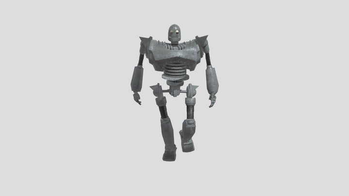 Iron Giant Walk 3D Model
