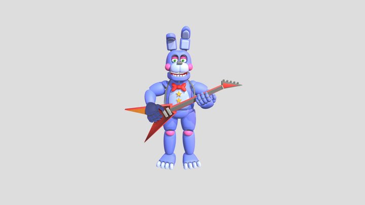 Rockstar Bonnie 3D Model