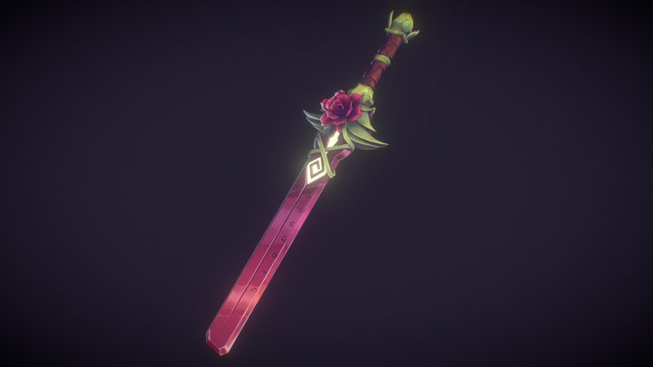 Dryad Executioner Sword 3D Model