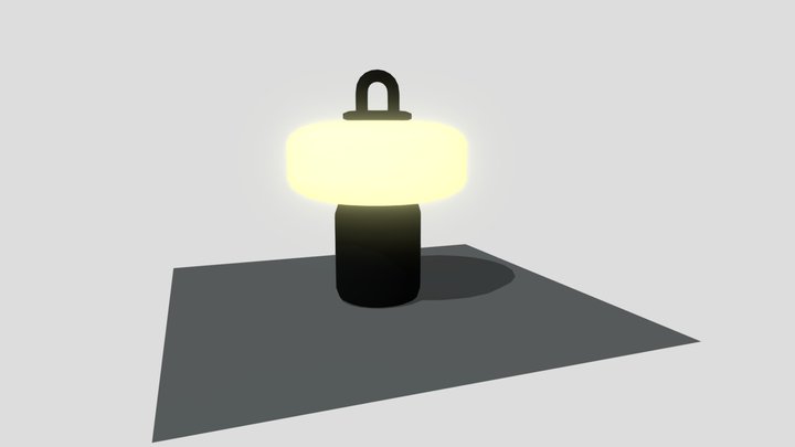 Mood Lamp - Low Poly Model 3D Model