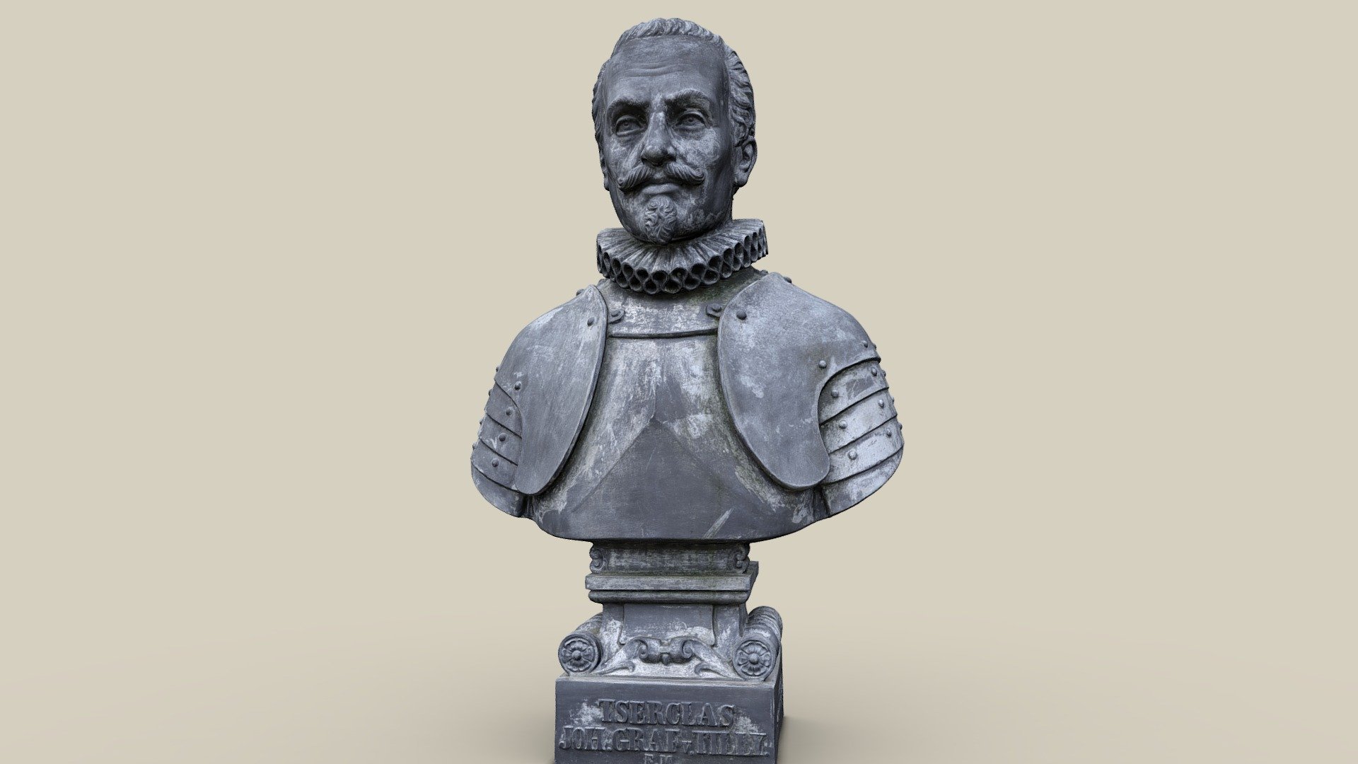 Büste von Tilly — Sketchfab embed 3D viewer