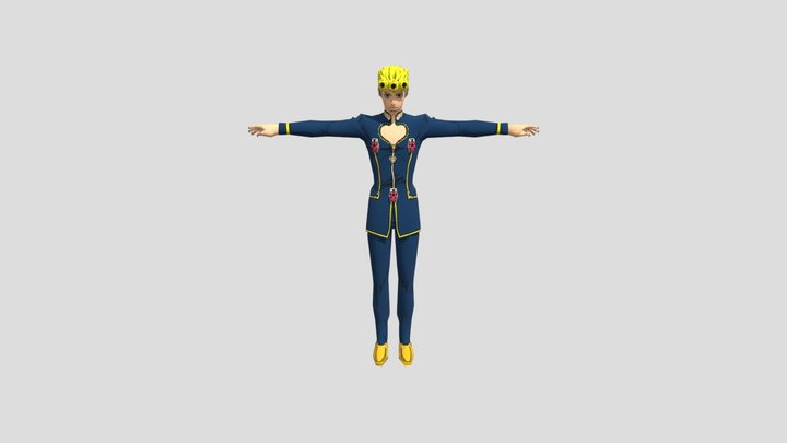 Giorno Giovanna (GGBA) 3D Model