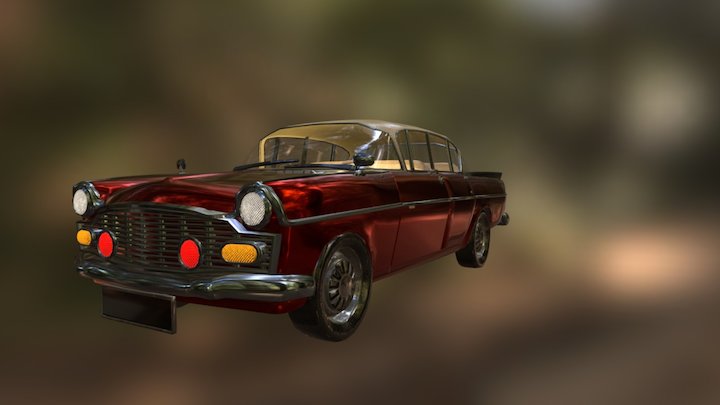 1964 Vauxhall Cresta 3D Model
