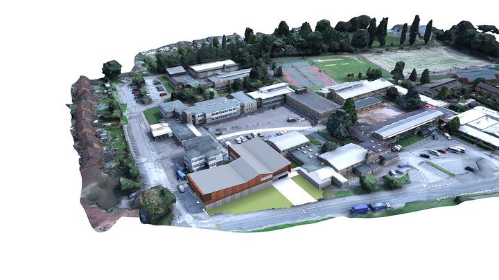 Concept Model - K.School 3D Model