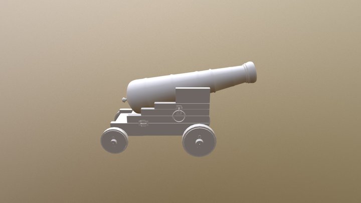 Cannon Draft 3D Model