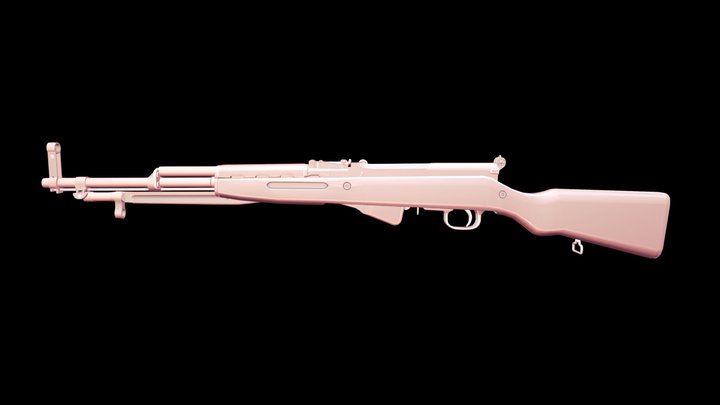 SKS Carbine 3D Model