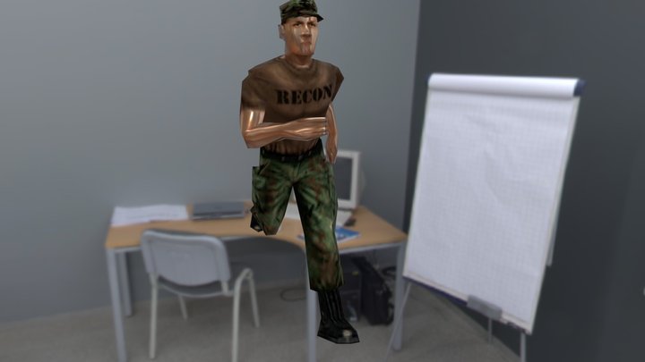 Recruit 3D Model