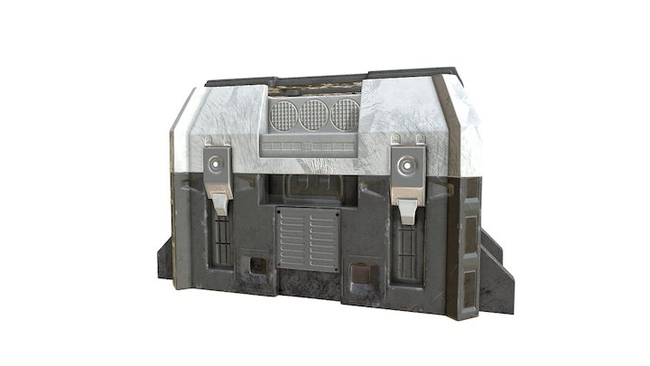Scifi Crate 3D Model