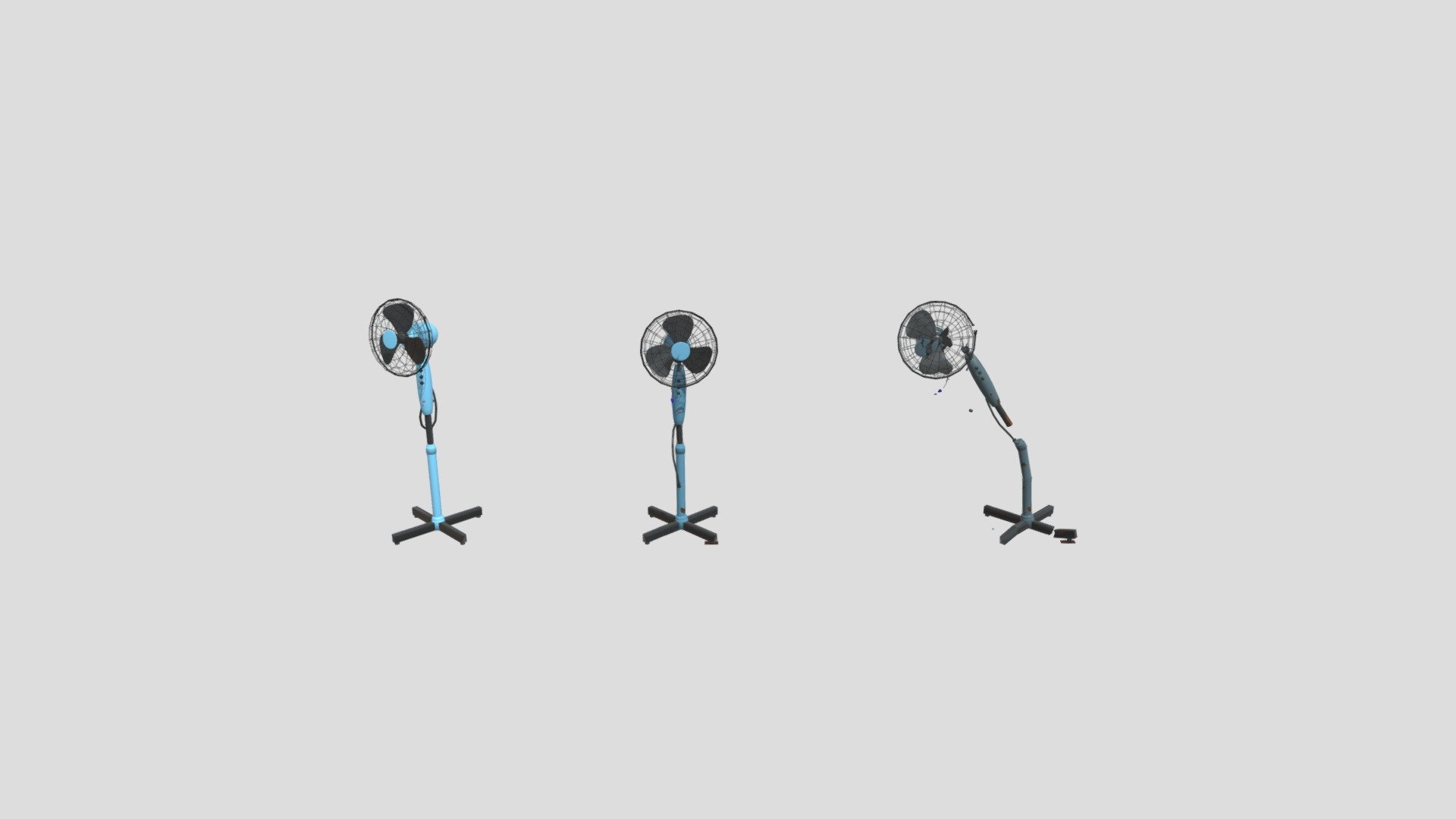 3 versions of fan
