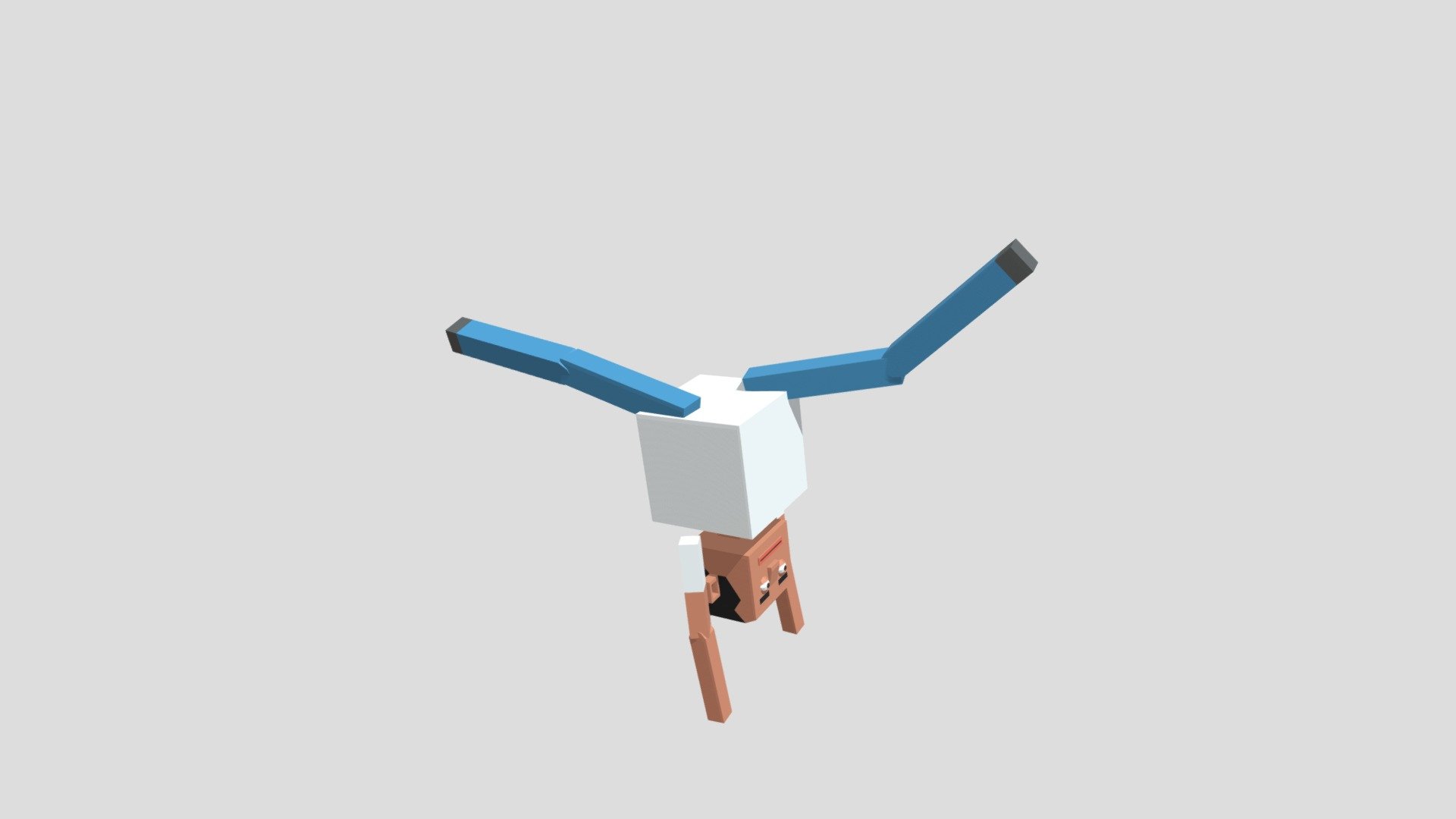 Action Pose: CartWheel - 3D model by soulflower56 [54a55dd] - Sketchfab
