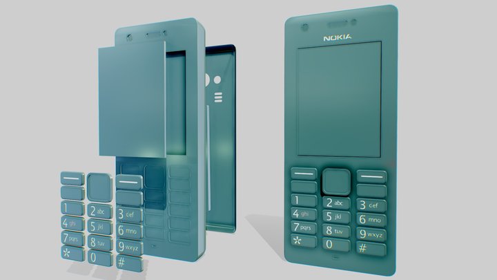 Nokia 216 3D Model