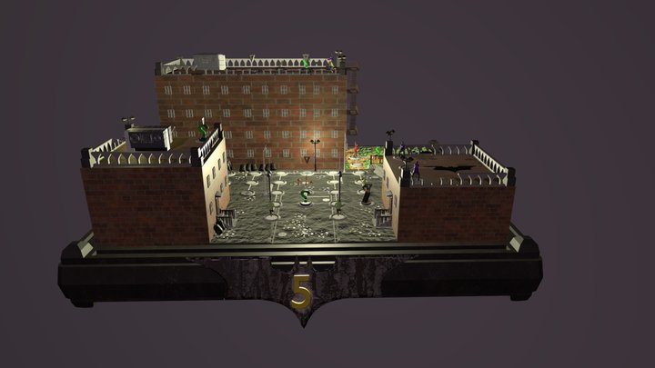 Level5 Batman Arkham City Go 3D Model