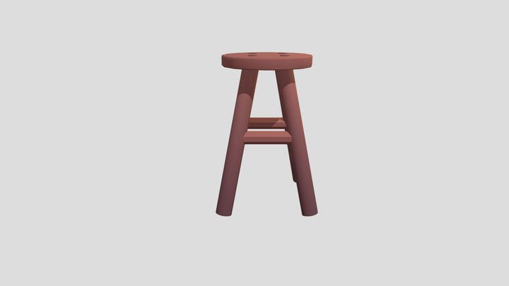 barstool 3D Model