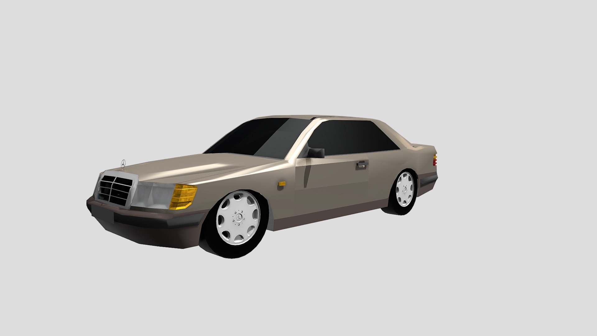 Mercedes w124 300ce Download Free 3D model by